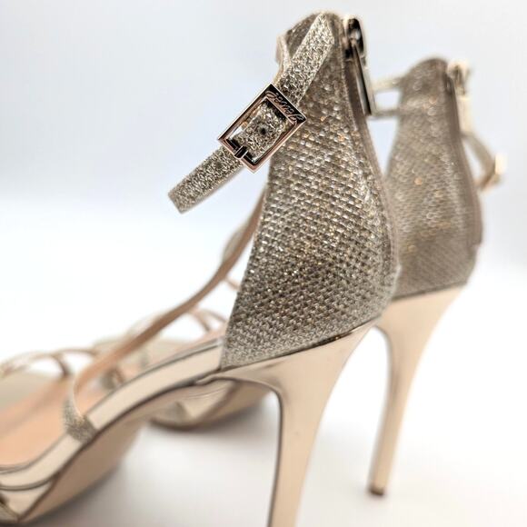 Jewel by Badgley Mischka Galen Strappy Platform Sandals Women's Size US8 EU39 - Picture 9 of 9